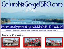 Tablet Screenshot of columbiagorgefsbo.com